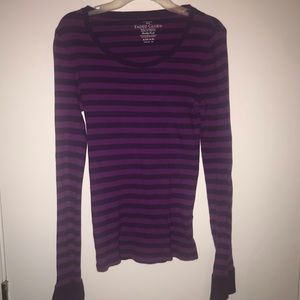 Purple shirt (stripes)